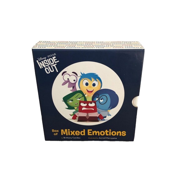 Disney Pixar Inside Out Box of Mixed Emotions Book Set of 5 2015 Hardcover - Picture 1 of 6
